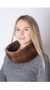 Mink fur neck warmer